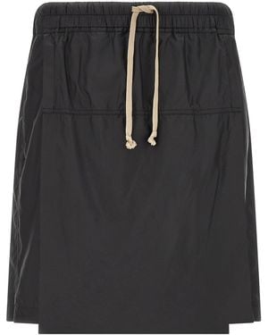 Rick Owens Technical Kilt Insert Shorts - Black