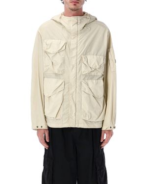 C.P. Company Flatt Nylon Goggle Jacket Polyamide - Natural