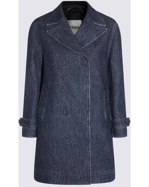 Fendi Coats - Blue