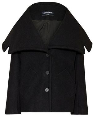 Jacquemus Le Caban Caruso Draped - Black