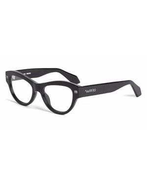 Off-White c/o Virgil Abloh Eyeglasses Cat Eye Full Rim, Frame And Clear Demo Lens Oerj076Style761000 - Black