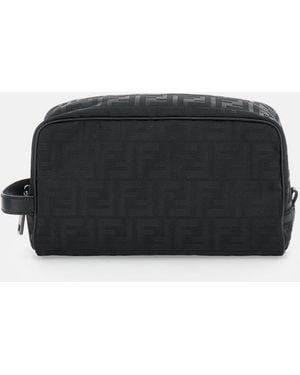 Fendi Beauty Case Ff - Black