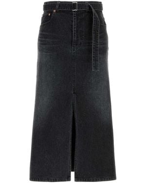 Sacai Denim Skirt - Black