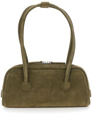 Marge Sherwood Shoulder Bag Soft Boston Ew Leather Cow - Green