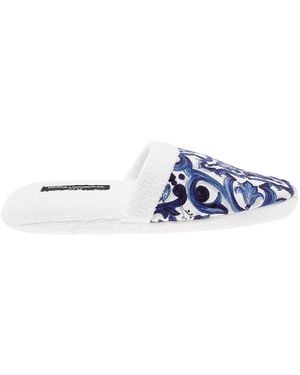 Dolce & Gabbana Slippers Cotton - White