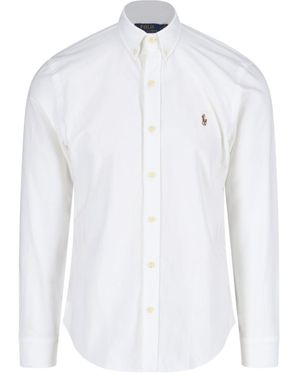 Polo Ralph Lauren Oxford Logo Shirt - White
