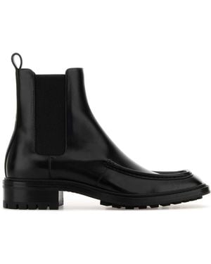 Saint Laurent Leather Chelsea Joe Ankle Boots - Black