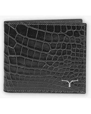 Larusmiani Wallet Euro Wallet - Black