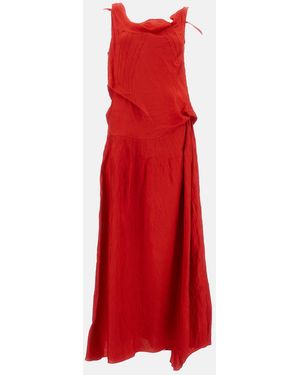 Plan C Dresses Rosso - Red