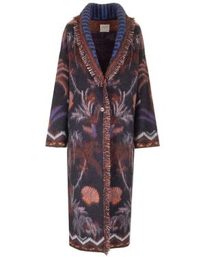 Forte Forte The Sacred Forest Jacquard Coat - Multicolor