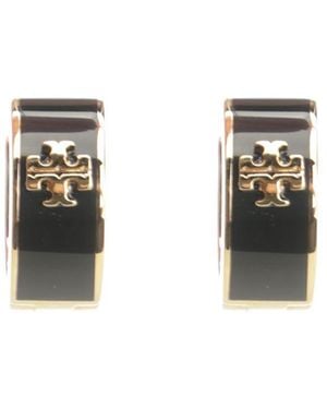 Tory Burch Kira Hoop Earrings - Metallic