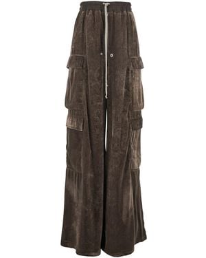 Rick Owens Regular Cargos Trousers - Brown