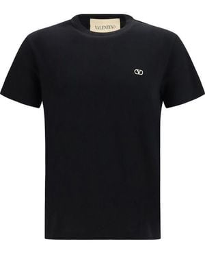 Valentino Cotton T-Shirt - Black
