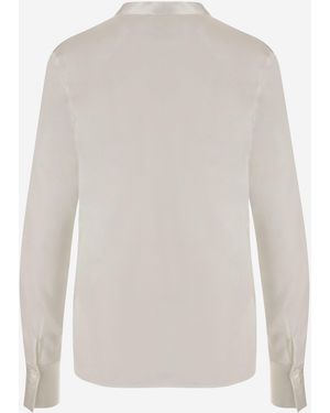 F.it Shirt Stretch Silk - White
