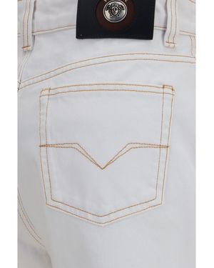 Versace High-Waisted Jeans - Gray
