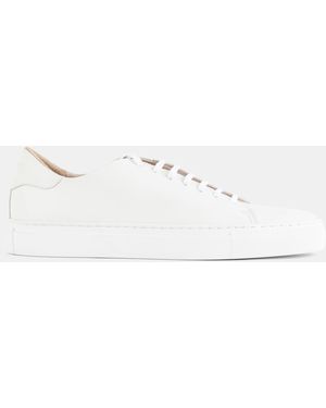 Brightway Smooth Leather Sneakers With Sole - White