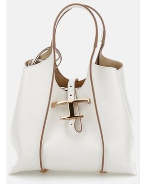 Tod's Tsb Shopping Pend. T Mini - White
