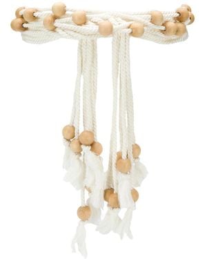 Philosophy Di Lorenzo Serafini Belt Cotton: 100 - White