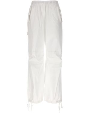 Nude Cargo Trousers - White