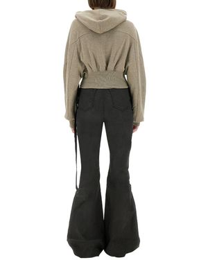 Rick Owens Gimp Collage Sweatshirt Cotton Sweatshirts - Gray