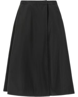 Moncler Padded Taffeta Skirt - Black