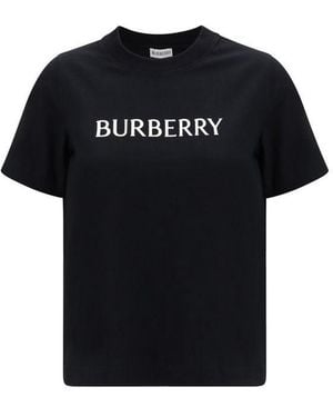 Burberry Cotton T-Shirt - Black