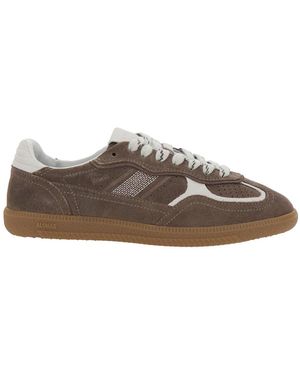 Alohas Low Top Trainer Tb.490 Suede Cow Trainers - Brown