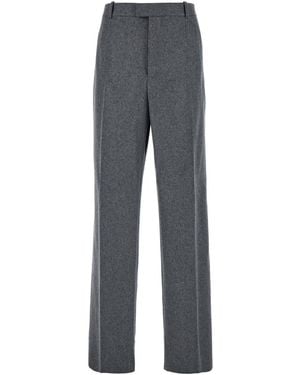 Bottega Veneta High Waist Trousers - Grey