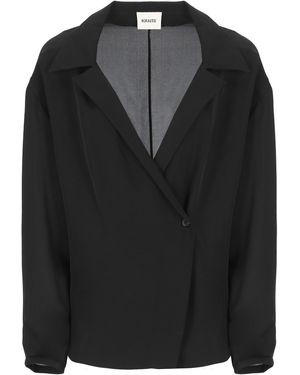 KHAITE Silk Blouse - Black