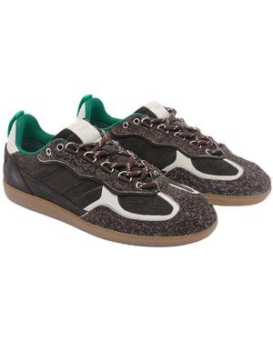 Alohas Sneakers Suede Leather/Rubber Sole - Gray