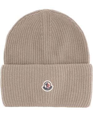 Moncler Beanie Hat - Grey