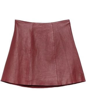 By Malene Birger Namia Panelled Mini Skirt - Red