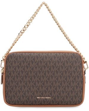 MICHAEL Michael Kors Camera Bag Bryant Media With Logo - Brown
