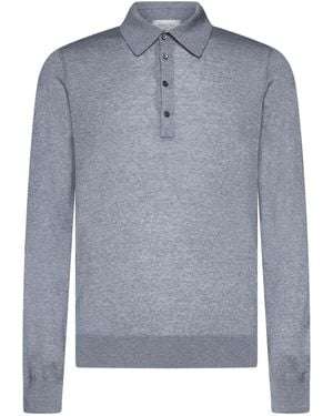 Piacenza Cashmere Polo Shirt - Blue