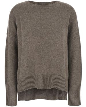 Lisa Yang Sweater Mila Cashmere Knitted Tops - Gray