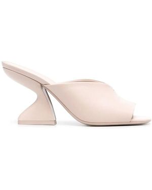 Ferragamo Ferragamo Sculptural Heel Mule Heel - Pink