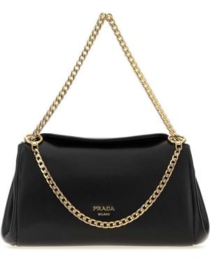 Prada Nappa Leather Handbag - Black