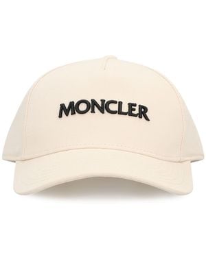 Moncler Logo Baseball Cap - Natural
