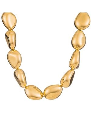 FEDERICA TOSI Lace Stone Necklace - Metallic