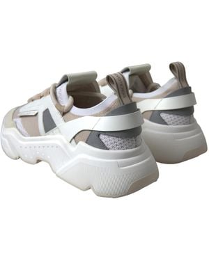 Dolce & Gabbana Trainers Leather Sport Daymaster Shoes - Metallic