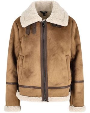 Ralph Lauren Faux Suede Jacket - Brown