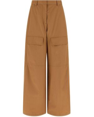 Stella McCartney Cotton Cargo Cargo Pants - Brown