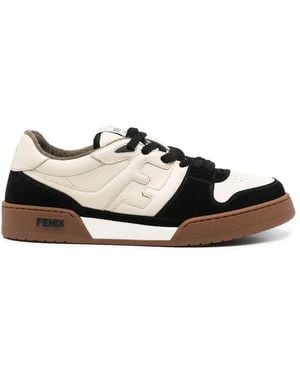 Fendi Neutrals Trainers - Multicolour