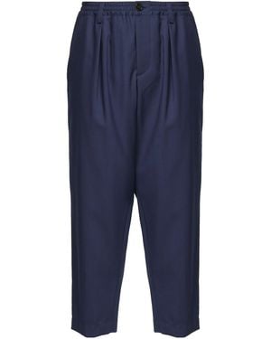 Marni Wool Pants - Blue