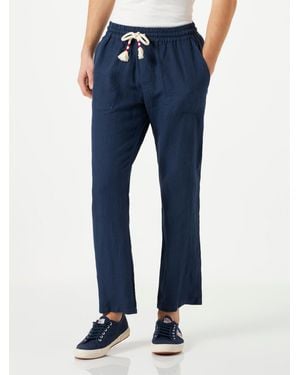 Mc2 Saint Barth Linen Pants - Blue