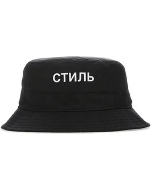 Heron Preston Nylon Hat - Black