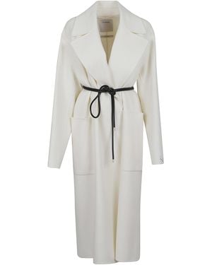Sportmax Cappotto Abate - White