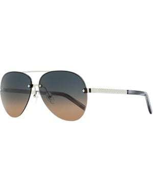 MCM Rimless Pilot Sunglasses Mw0027-H 15W Ruthenium- 63Mm Metal/Plastic (Acetate) - Black