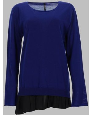 Pierantoniogaspari Sweater Virgin Wool Sweaters - Blue