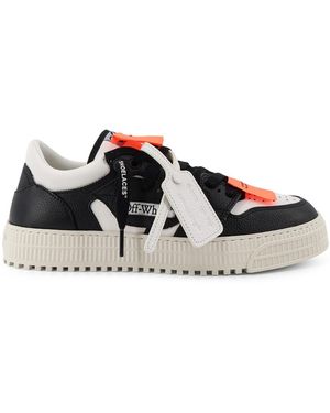 Off-White c/o Virgil Abloh 3.0 Court Low-Top Leather Trainers - Multicolour